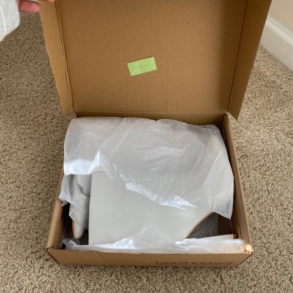 Brand New Flared Heel Sock Boots (White) SOLD - Picture 11 of 11